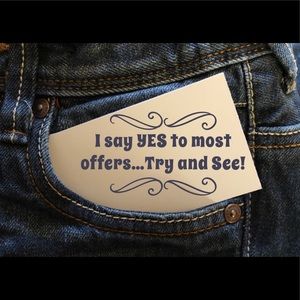 Make an offer and Make my day!